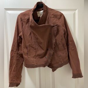 Asymmetrical Unique American Rag Women’s Small Jacket With Snaps and Pockets EUC